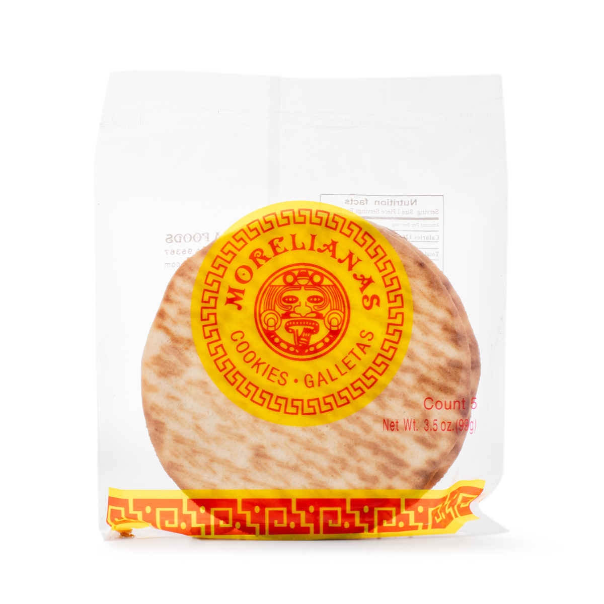 Morelianas Galletas Cookies 5ct – Mexican Sweet Cookies - Dulceria Mexicana "El Toto"