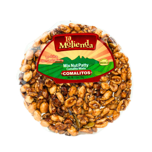 La Molienda Comalito Mix Mix Nut Patty 1 ct Mexican Candy POS - Dulceria Mexicana "El Toto"
