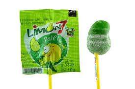 Anahuac Paleta Limon 7 Lollipop Lemon 30ct Mexican Candy POS - Dulceria Mexicana "El Toto"