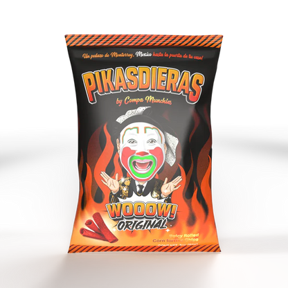 Pikas Dieras Sweet Chili Lime flavored rolled tortilla chips 4 oz bag