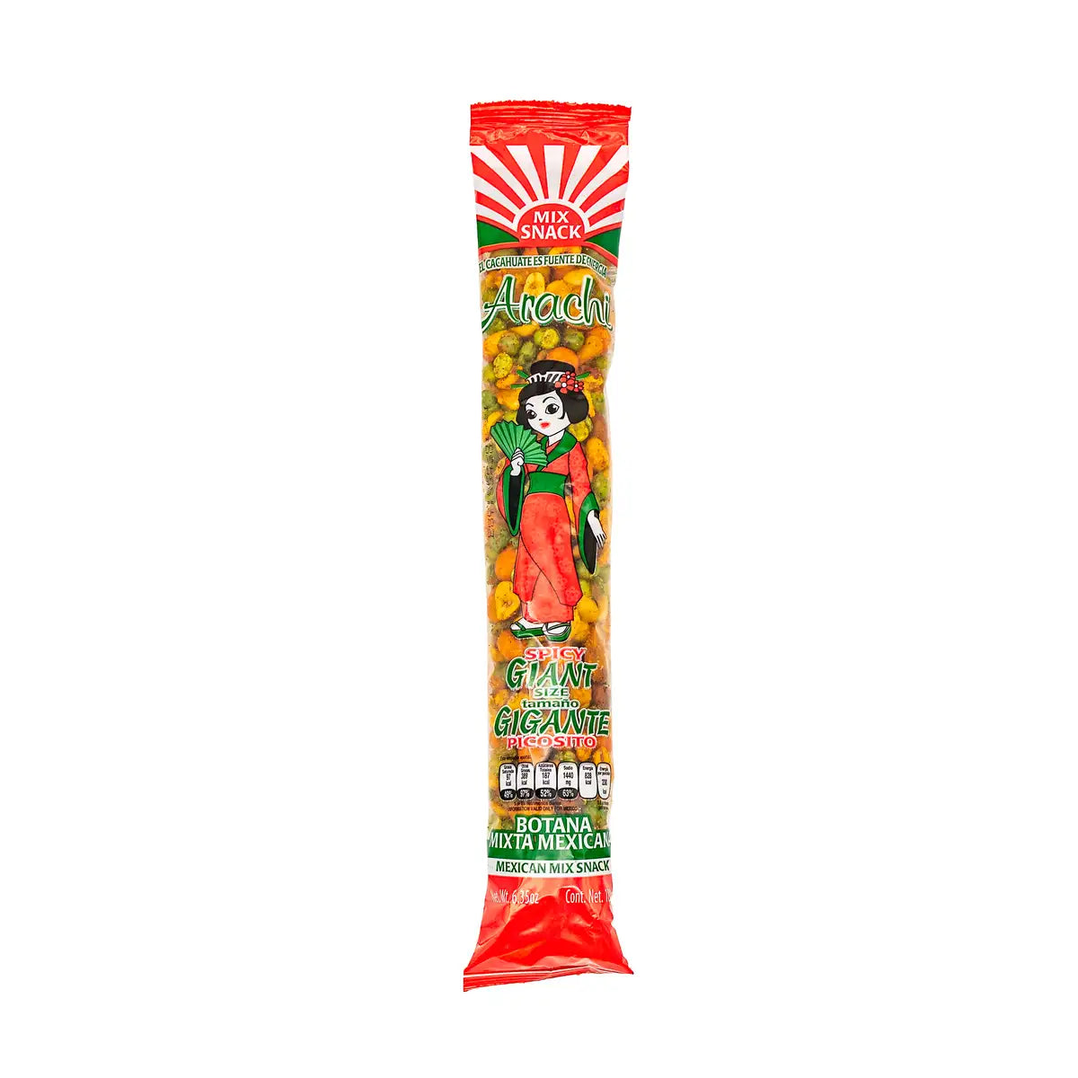 Cacachuate Arachi Mix 1ct / Mixed Peanuts Mexican Snack POS - Dulceria Mexicana "El Toto"