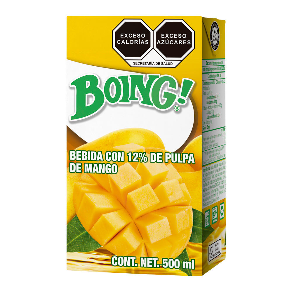 Boing Jugo Mango 500ml – Authentic Mexican Mango Juice - Dulceria Mexicana "El Toto"