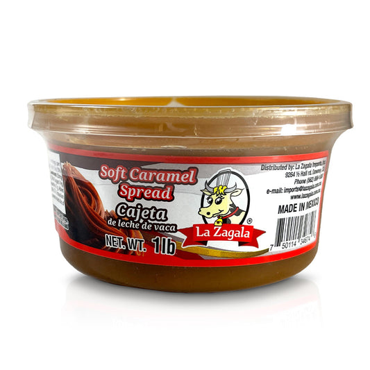 La Zagala Cajeta 1lb – Traditional Mexican Caramel Spread - Dulceria Mexicana "El Toto"