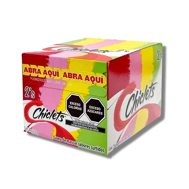 Chiclets Assorted Gum 75ct box of candy-coated chewing gum