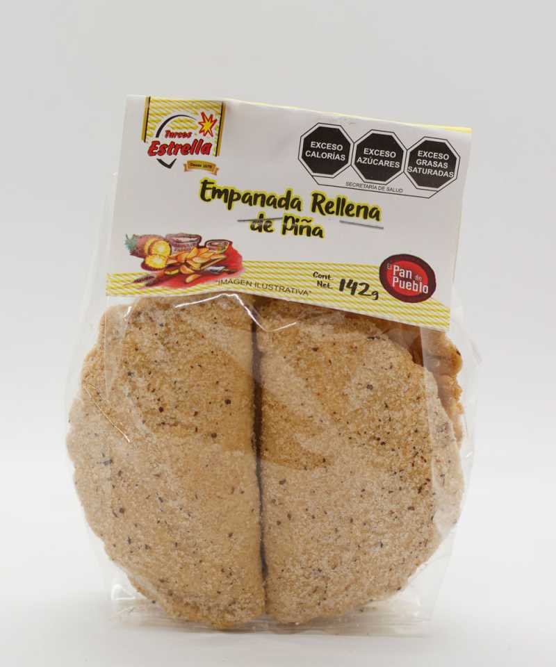 Empanada Piña Mexican Pastry Pineapple 4ct Mexican Candy POS - Dulceria Mexicana "El Toto"