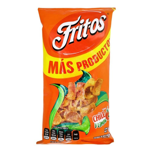 Fritos Chile y Limon Chips 170gr Chili/Lime Mexican Snacks POS - Dulceria Mexicana "El Toto"