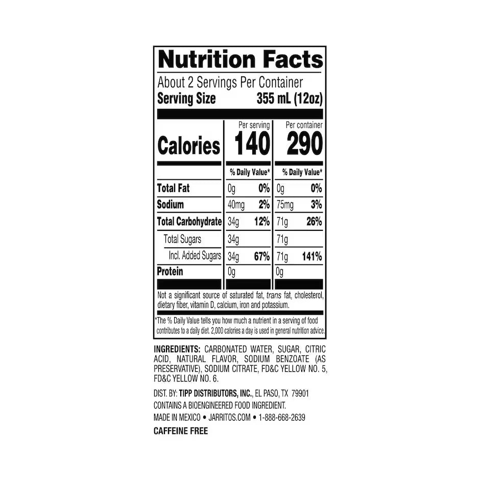 Jarritos Pineapple Soda 750ml – Authentic Mexican Pineapple Flavor - Dulceria Mexicana "El Toto"