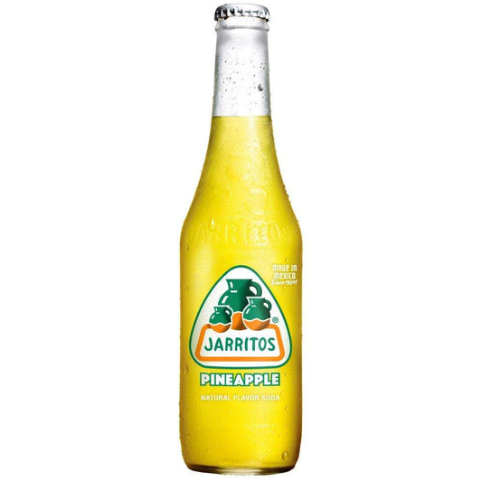 Jarritos Piña 370ml – Pineapple Mexican Soda Glass Bottle - Dulceria Mexicana "El Toto"