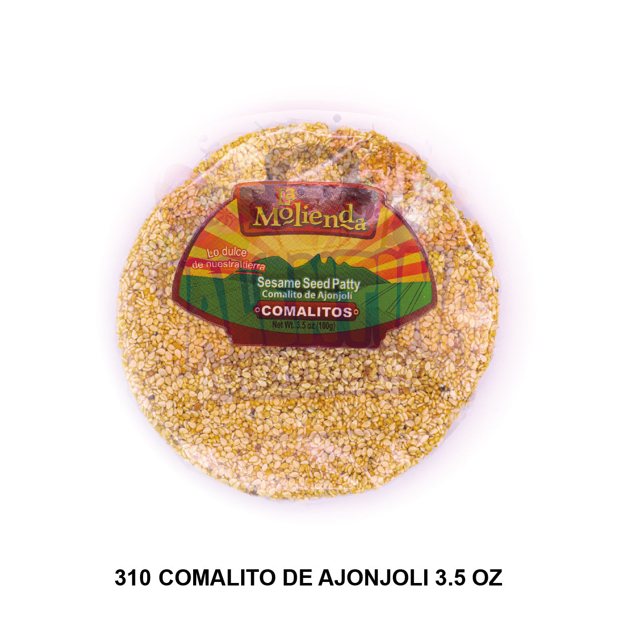 La Molienda Comalito de Ajonjolí 3.5oz Sesame Mexican Candy POS - Dulceria Mexicana "El Toto"