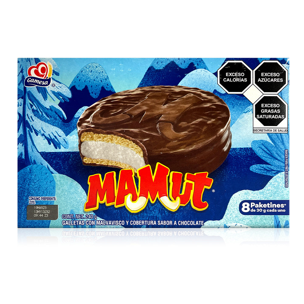 Gamesa Mamut 8Ct Mexican Candy Chocolate POS - Dulceria Mexicana "El Toto"