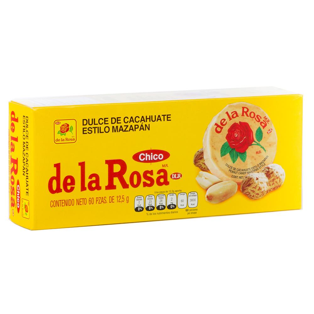 De La Rosa Mazapan Chico: 12.5g 60ct Mexican Candy Small Size POS - Dulceria Mexicana "El Toto"
