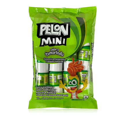 Pelón Mini Bag 12ct Tamarind Mexican Candy POS - Dulceria Mexicana "El Toto"