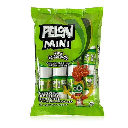Pelón Mini Bag 12ct Tamarind Mexican Candy POS - Dulceria Mexicana "El Toto"