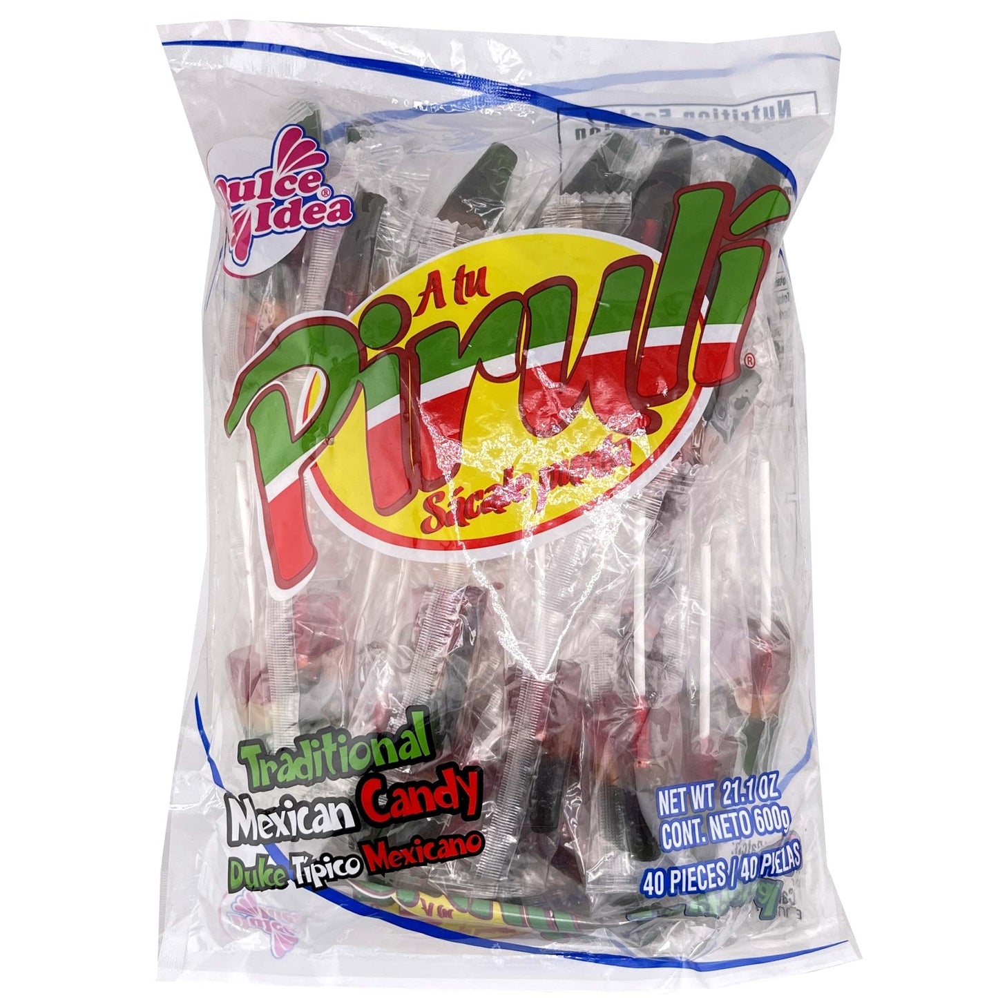 Piruli Paleta 40Ct Lollipop Mexican Candy POS - Dulceria Mexicana "El Toto"