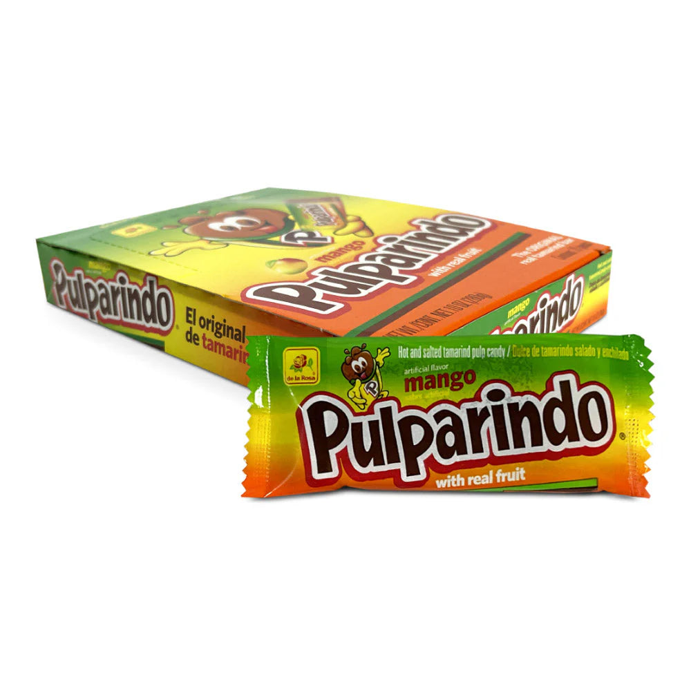 Pulparindo Mango/Tamarind 280g 20Ct Mexican Candy POS - Dulceria Mexicana "El Toto"
