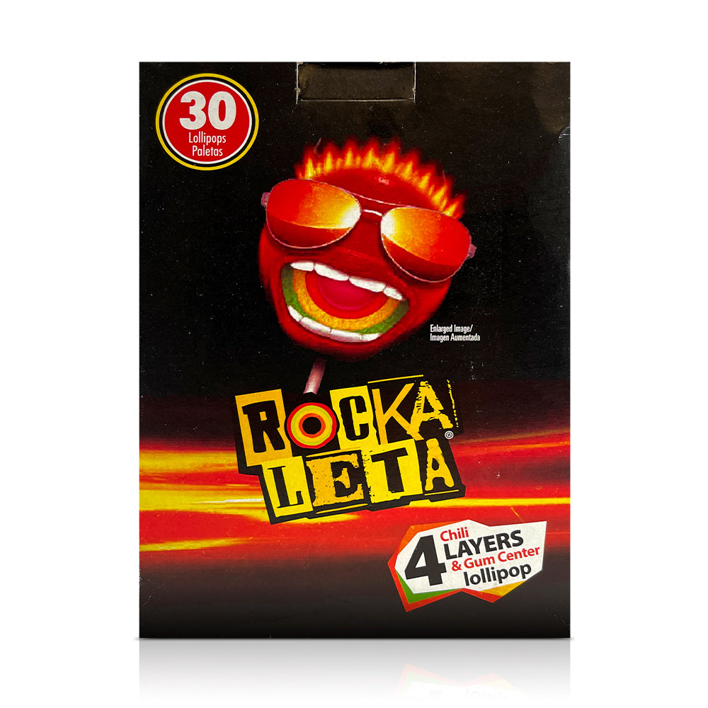 Sonrics Rockaleta Display 30Ct POS - Dulceria Mexicana "El Toto"