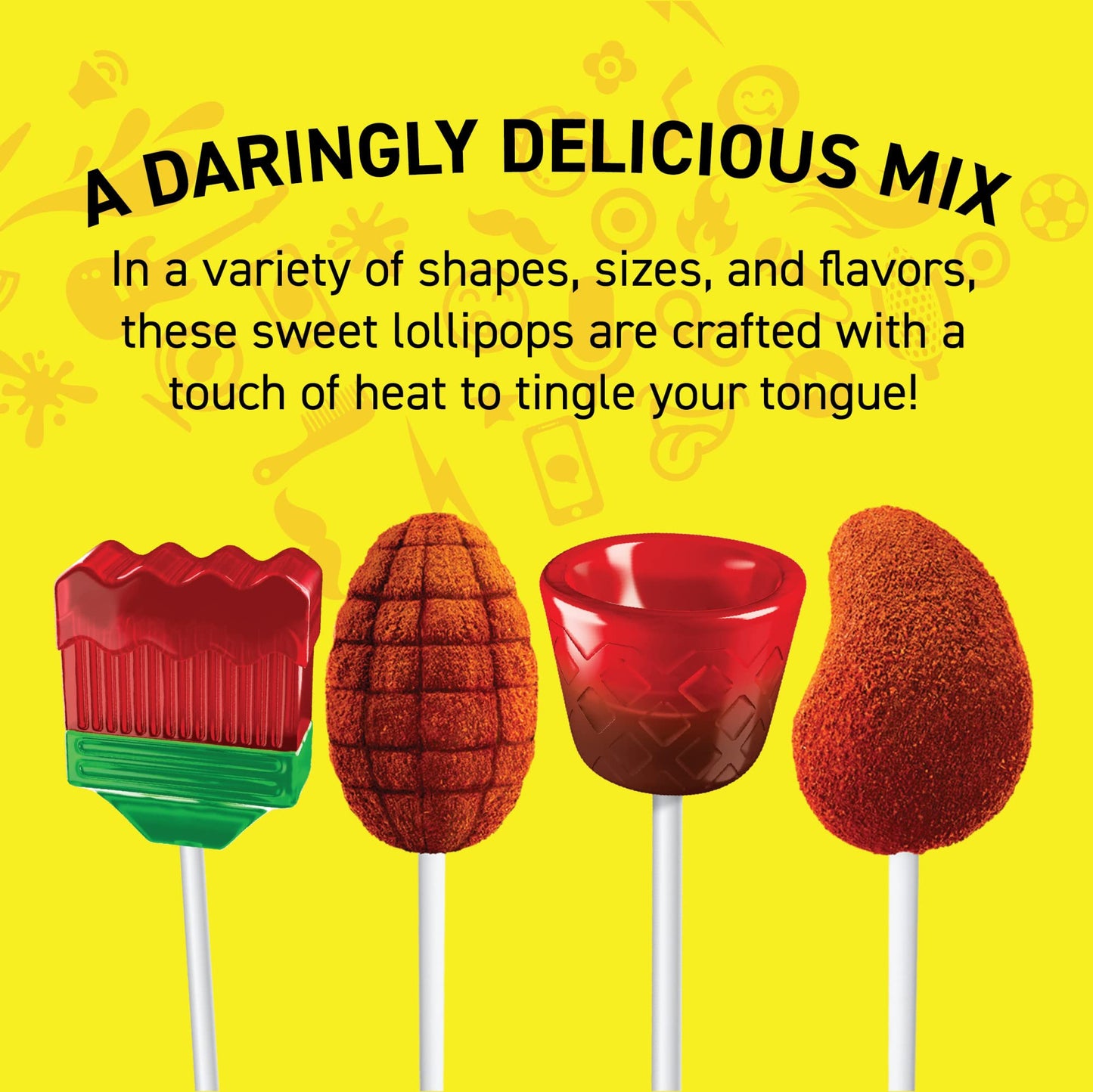 Vero Banda Fuego Mexican spicy lollipops 40