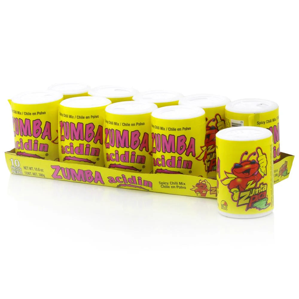 Zumba Acidin 10ct – Tangy Mexican Candy - Dulceria Mexicana "El Toto"